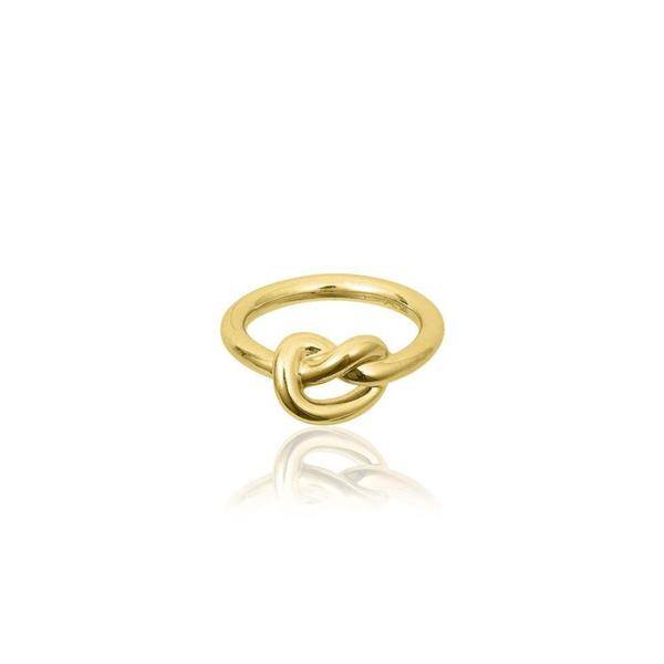 Knot Anel (Ouro) no grupo Anéis em SCANDINAVIAN JEWELRY DESIGN (R1641GPS0)
