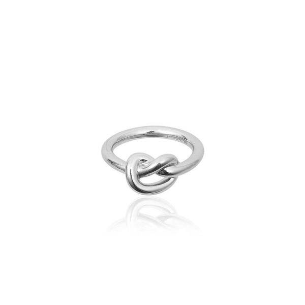 Knot Anel (Prata) no grupo Anéis em SCANDINAVIAN JEWELRY DESIGN (R1641RHS0)