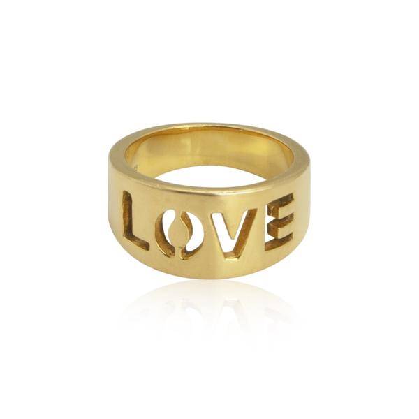 Love Anel (Ouro) no grupo Anéis em SCANDINAVIAN JEWELRY DESIGN (R2106GPS0)