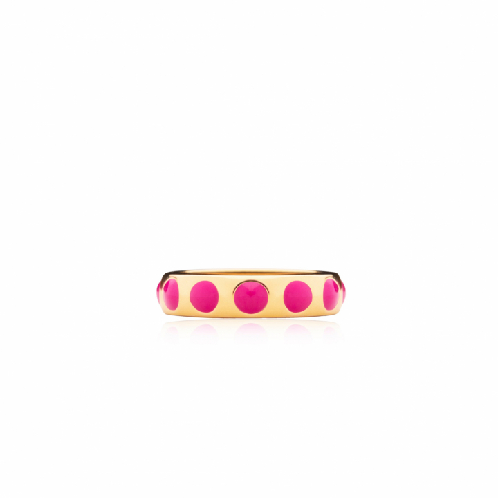 Dottie Anel pink Ouro no grupo Anéis / Anéis de ouro em SCANDINAVIAN JEWELRY DESIGN (R2113GPEP)