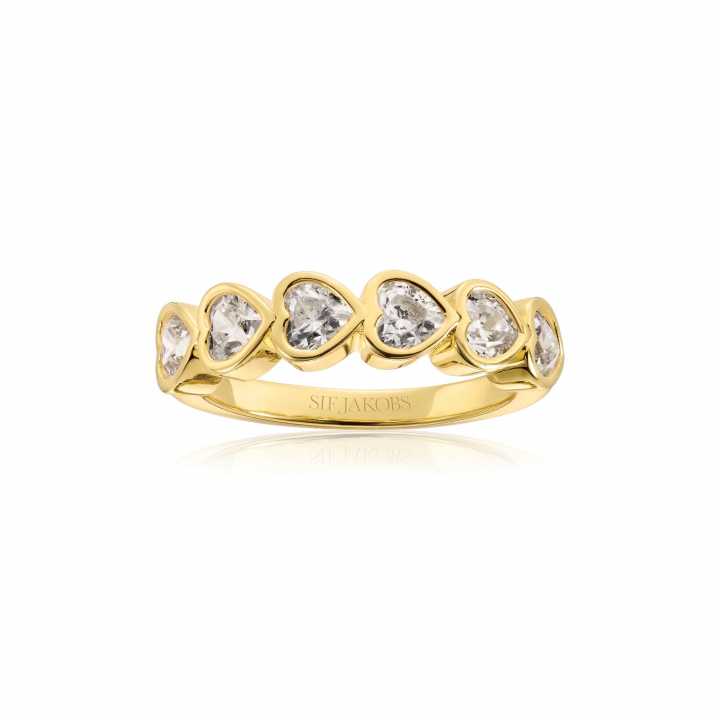 AMORINO RING Ouro no grupo Anéis / Anéis de ouro em SCANDINAVIAN JEWELRY DESIGN (SJ-R2494-CZ-YG)