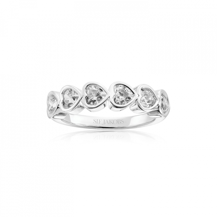 AMORINO RING Prata no grupo Anéis / Anéis de prata em SCANDINAVIAN JEWELRY DESIGN (SJ-R2494-CZ)