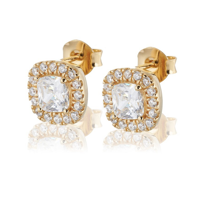 Glamorous Earrings studs Gold no grupo Brincos / Brincos de ouro em SCANDINAVIAN JEWELRY DESIGN (gp113)