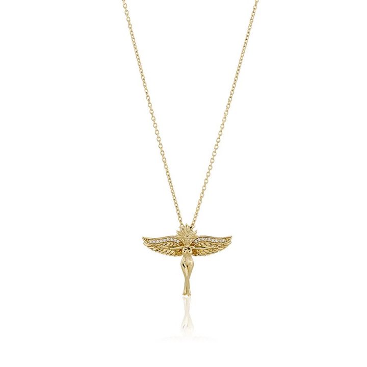 Goddess of love Necklace Gold no grupo Colares / Colares de ouro em SCANDINAVIAN JEWELRY DESIGN (gp148)