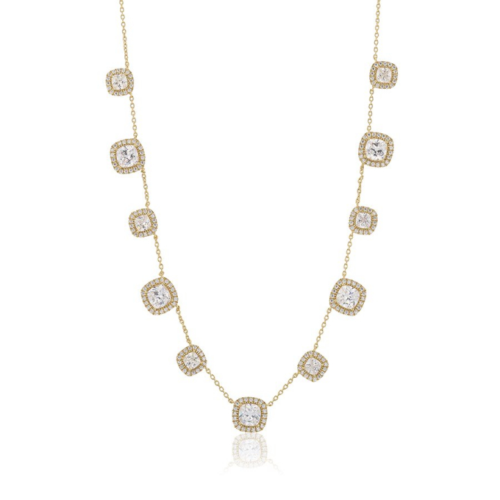 Glamorous -multi Necklace Gold no grupo Colares / Colares de ouro em SCANDINAVIAN JEWELRY DESIGN (gp149)