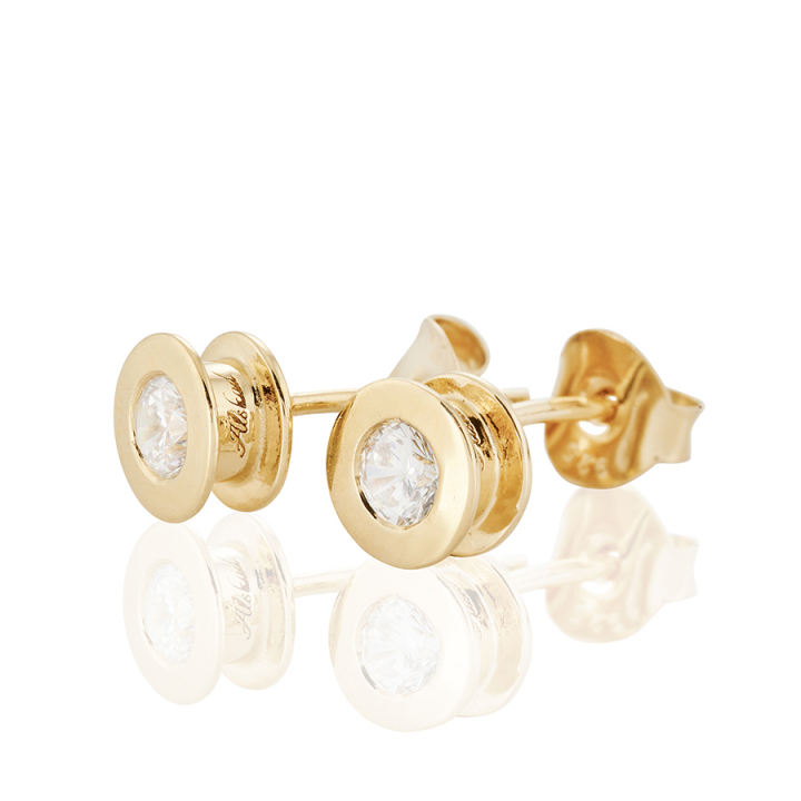 Älskad Earrings Gold no grupo Brincos / Brincos de ouro em SCANDINAVIAN JEWELRY DESIGN (gp27)