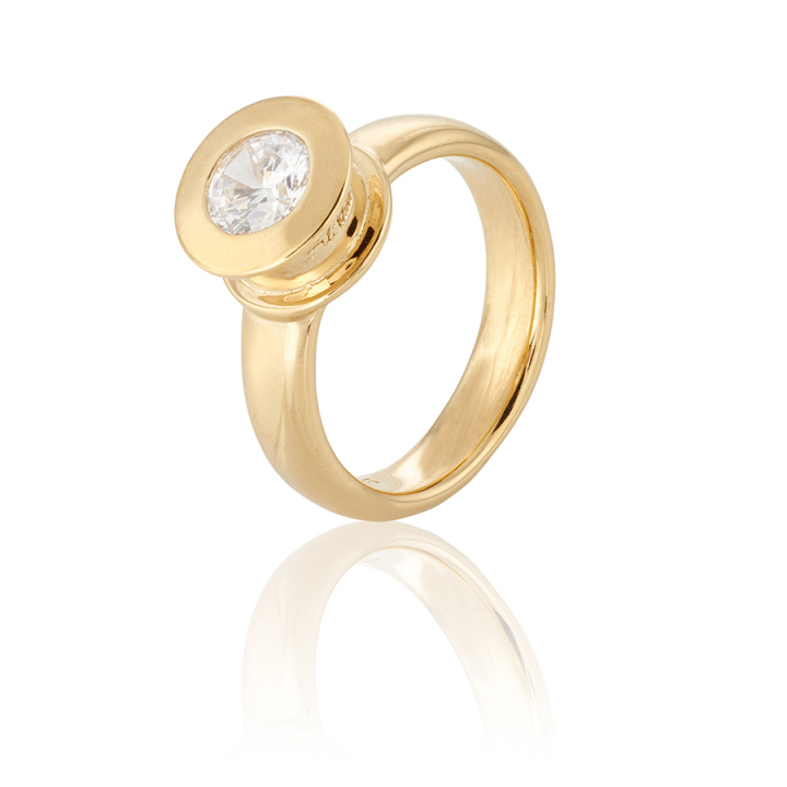 Älskad Ring Gold no grupo Anéis / Anéis de ouro em SCANDINAVIAN JEWELRY DESIGN (gp28-R)