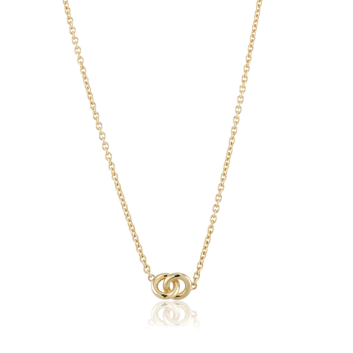 The knot mini Necklace Gold no grupo Colares / Colares de ouro em SCANDINAVIAN JEWELRY DESIGN (gp39)