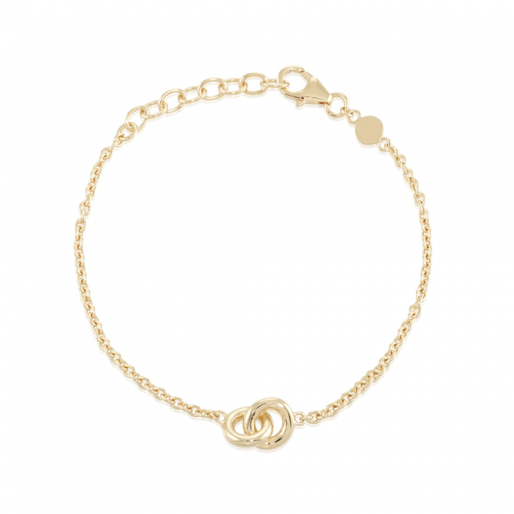 The knot mini Bracelet Gold no grupo Pulseira / Pulseiras de ouro em SCANDINAVIAN JEWELRY DESIGN (gp40)
