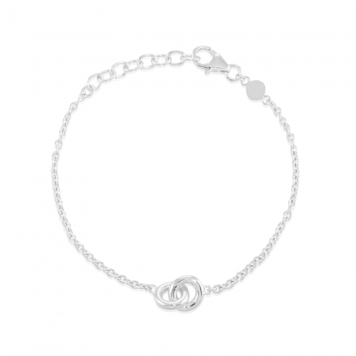 The knot mini Bracelet Silver no grupo Pulseira / Pulseiras de prata em SCANDINAVIAN JEWELRY DESIGN (s225)