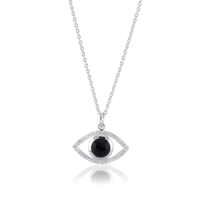 Devine eye Necklace  Silver no grupo Colares / Colares de prata em SCANDINAVIAN JEWELRY DESIGN (s235)