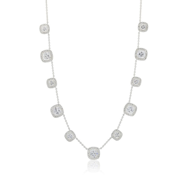 Glamorous -multi Necklace Silver no grupo Colares / Colares de prata em SCANDINAVIAN JEWELRY DESIGN (s341)