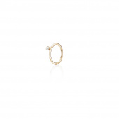 High On Love 0.19 ct Diamante Anel Ouro