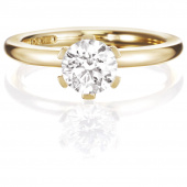 High On Love 1.0 ct Diamante Anel Ouro
