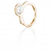 Day Pearl & Stars Anel Ouro