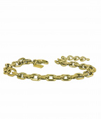 CHARLIE Chain Pulseira Blankt Ouro