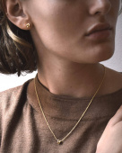 Le knot drop Colares Ouro