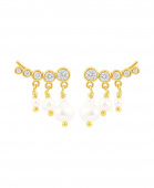 River Pearl EarAnels Ouro