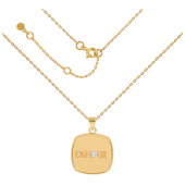 L'amour chunky chain Colares Ouro